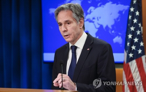 블링컨 미 국무장관[AP=연합뉴스 자료사진]